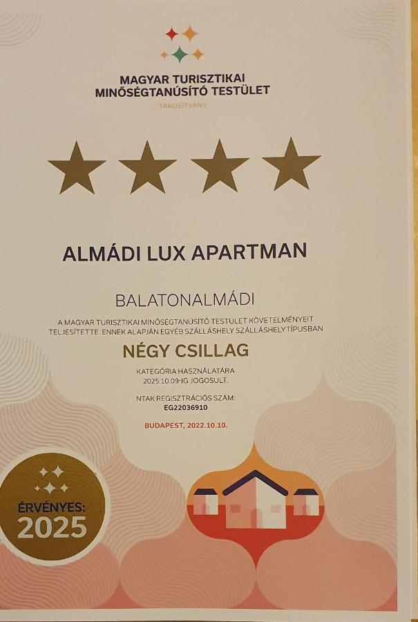 Luxury Apartments In Balatonalmadi, Almadi Lux Apartman I - Ocean Blue Eksteriør billede